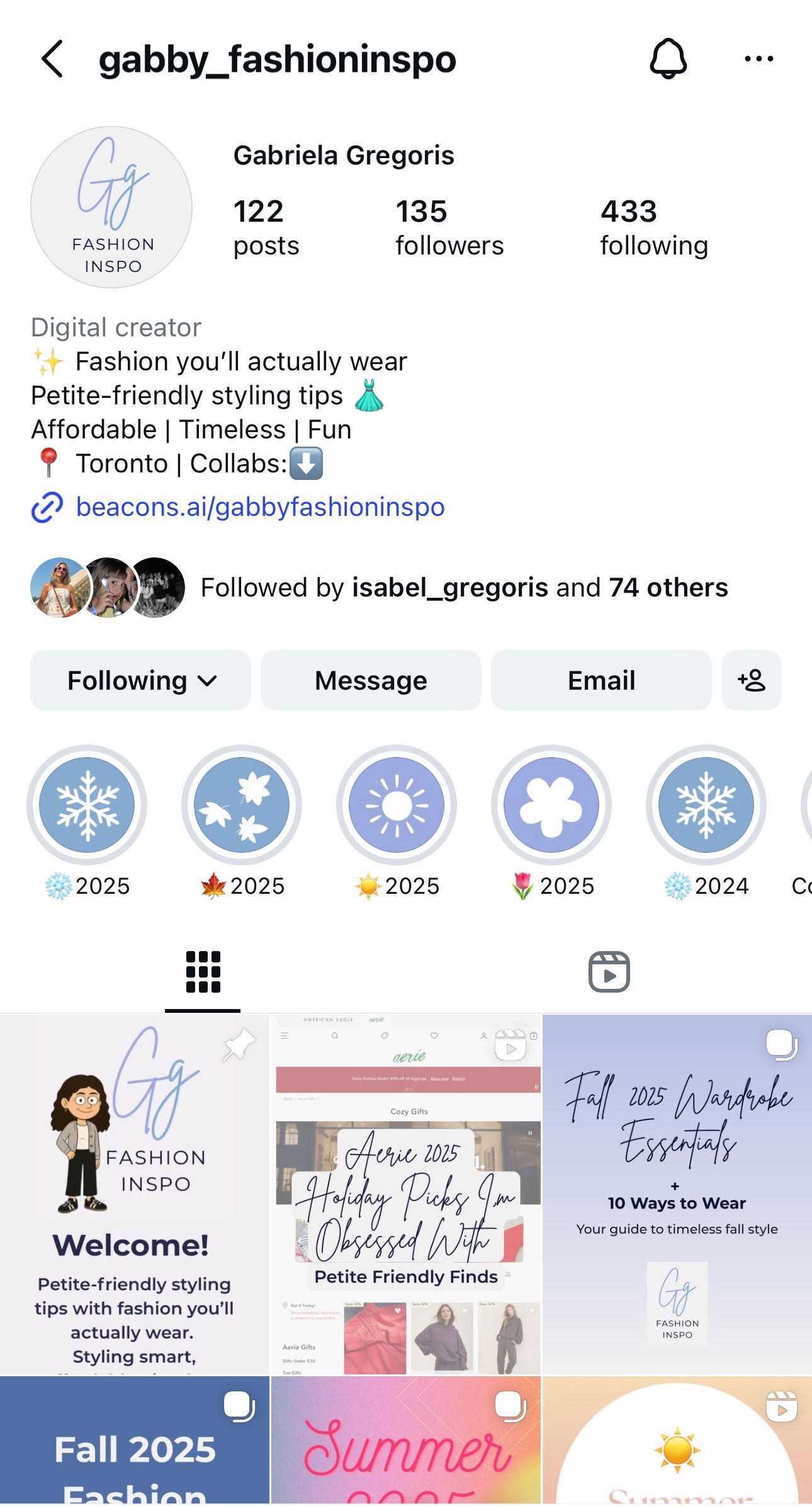 Instagram Profile